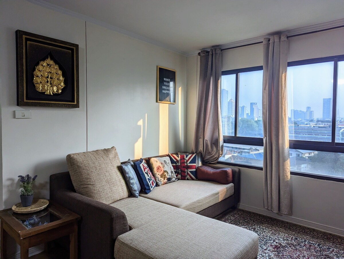 曼谷市中心温馨安静的公寓公寓