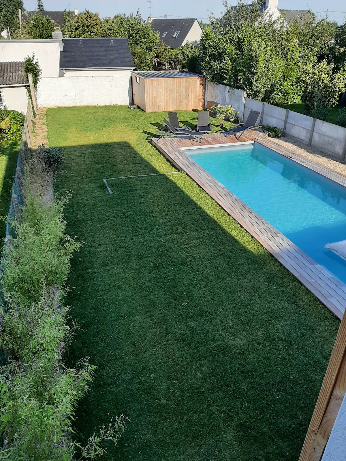 Maison d'architecte avec piscine