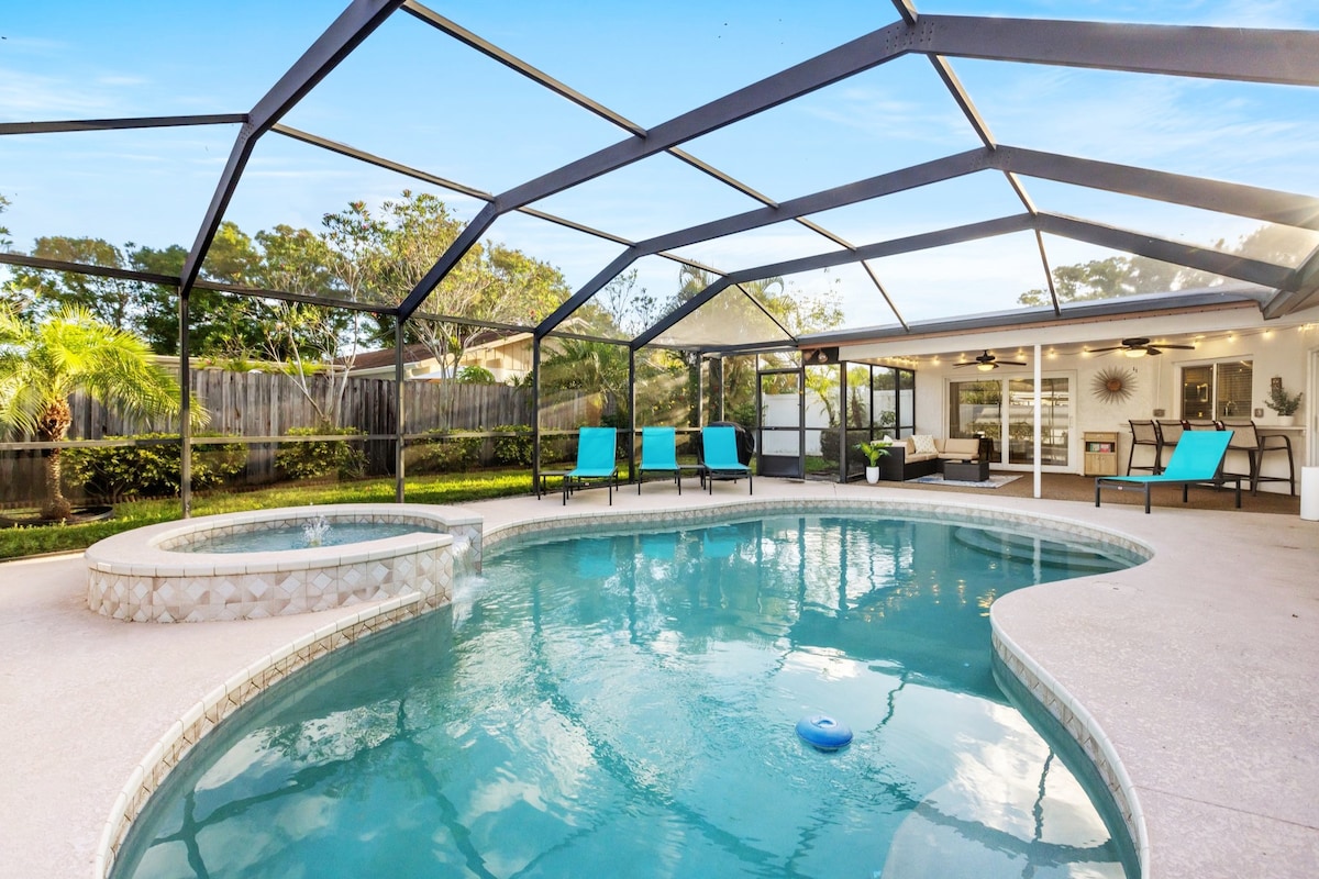3/2 Pool House, Game Room, Ideal Location