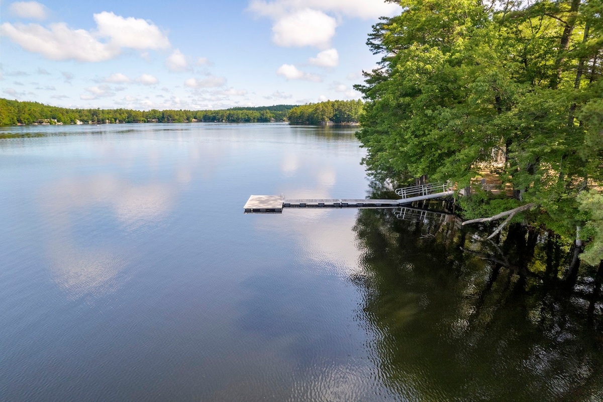 Private island on Crystal Lake