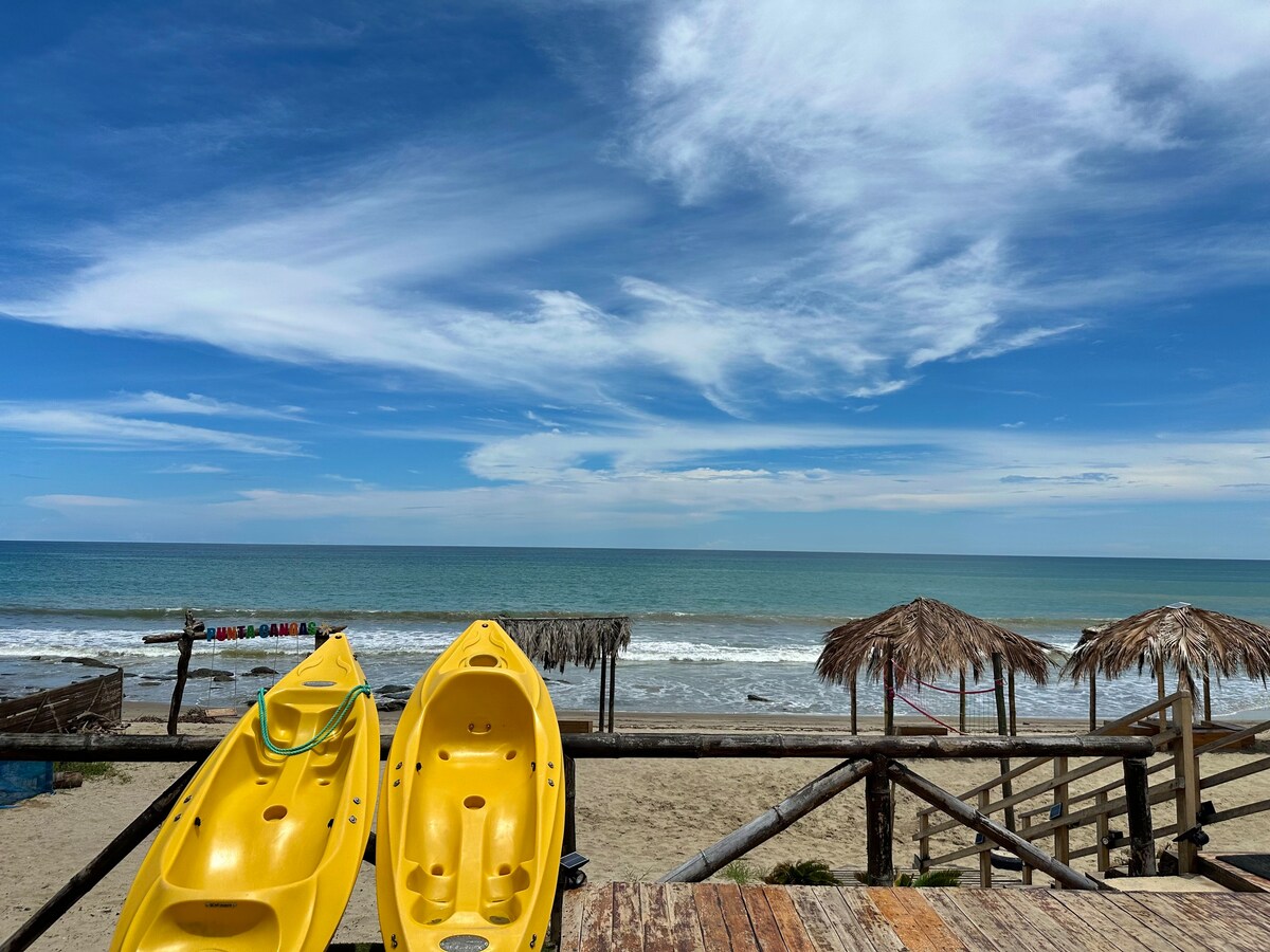 Bungalow frente al mar canoas