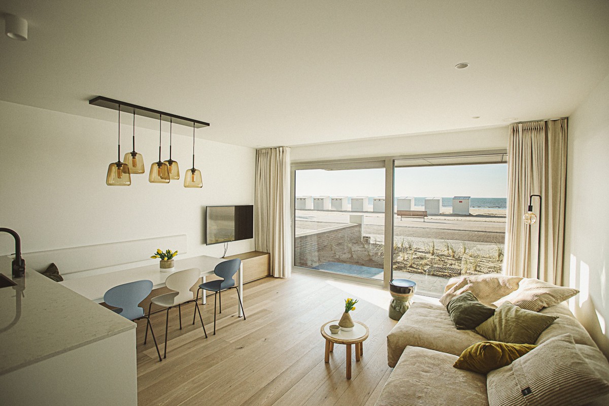 Luxueus appartement met zicht op zee & ruime tuin