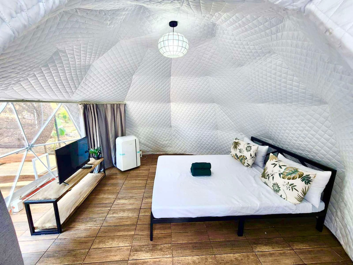 Geodesic Dome Glamping Tent for Romantic 2