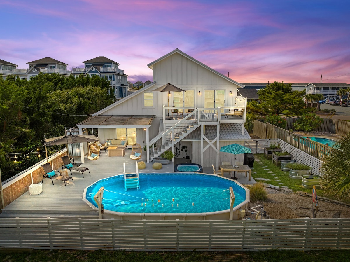 Boho Oasis w/ Pool & Ocean Views