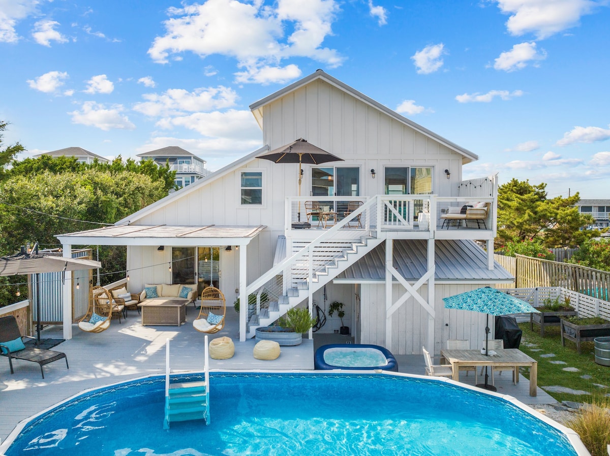 Boho Oasis w/ Pool & Ocean Views