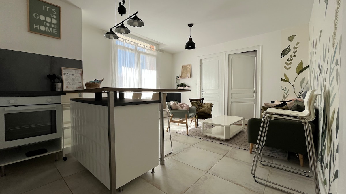 Lumineux et chaleureux, appartement tout confort