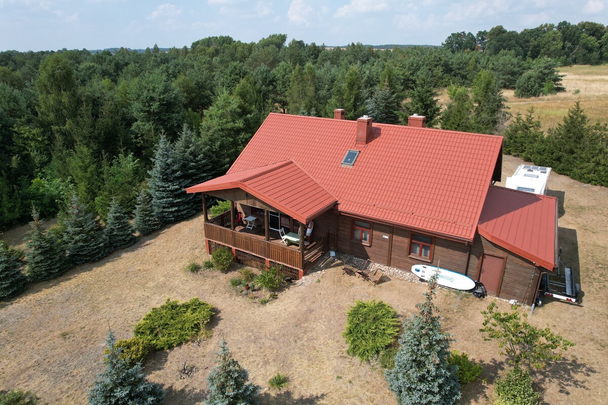 Ferienhaus am See in Polen