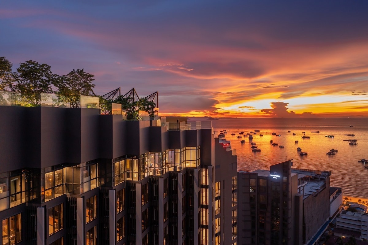 The EDGE high floor-central Pattaya w/ sunset view