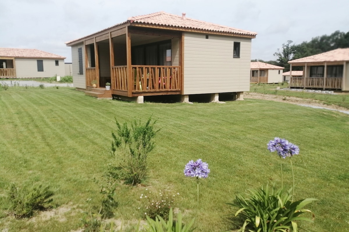 Joli chalet landais, "le petit résinier".