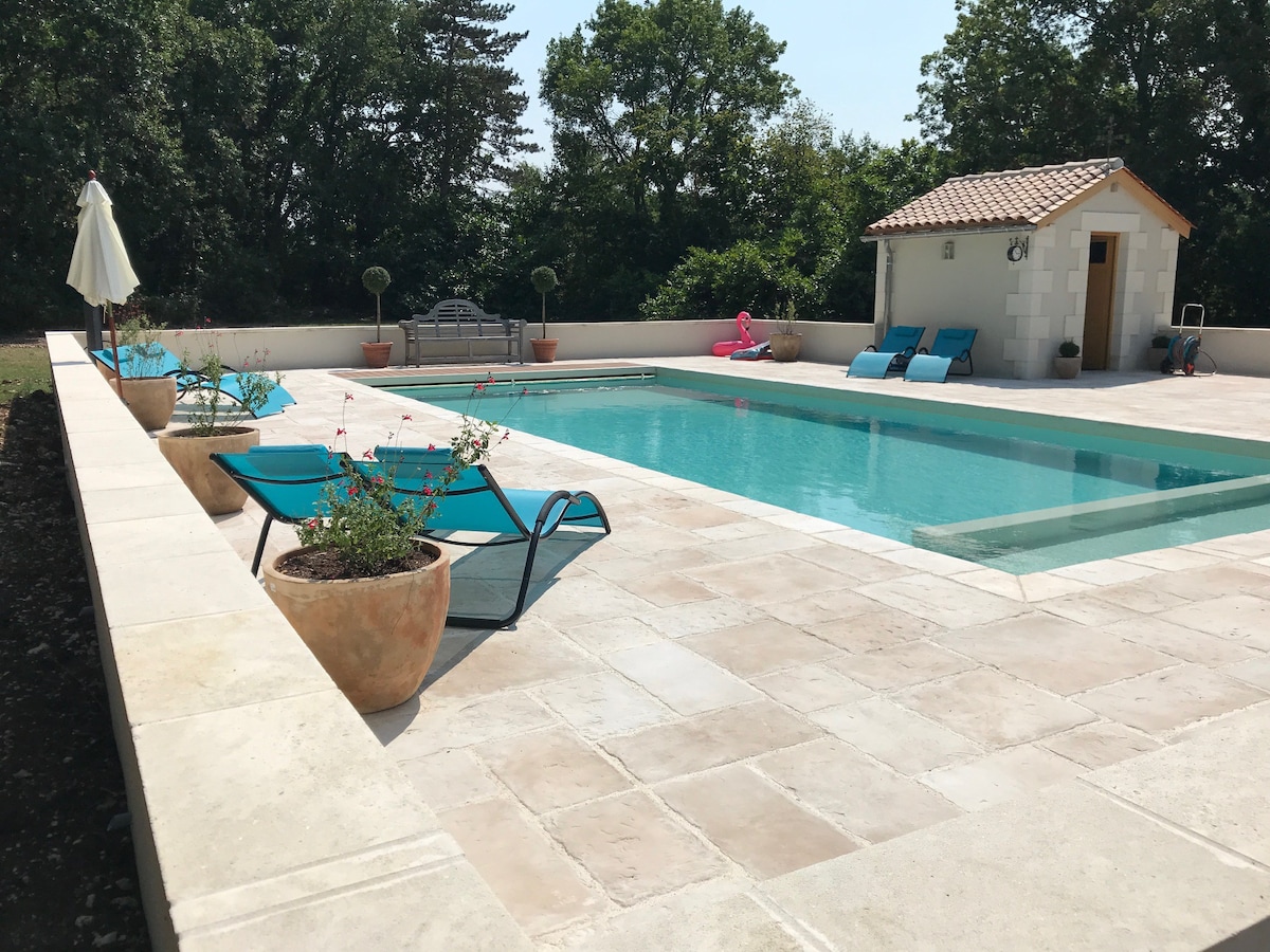 Les Montets-Cottage, Pool, Countryside Views