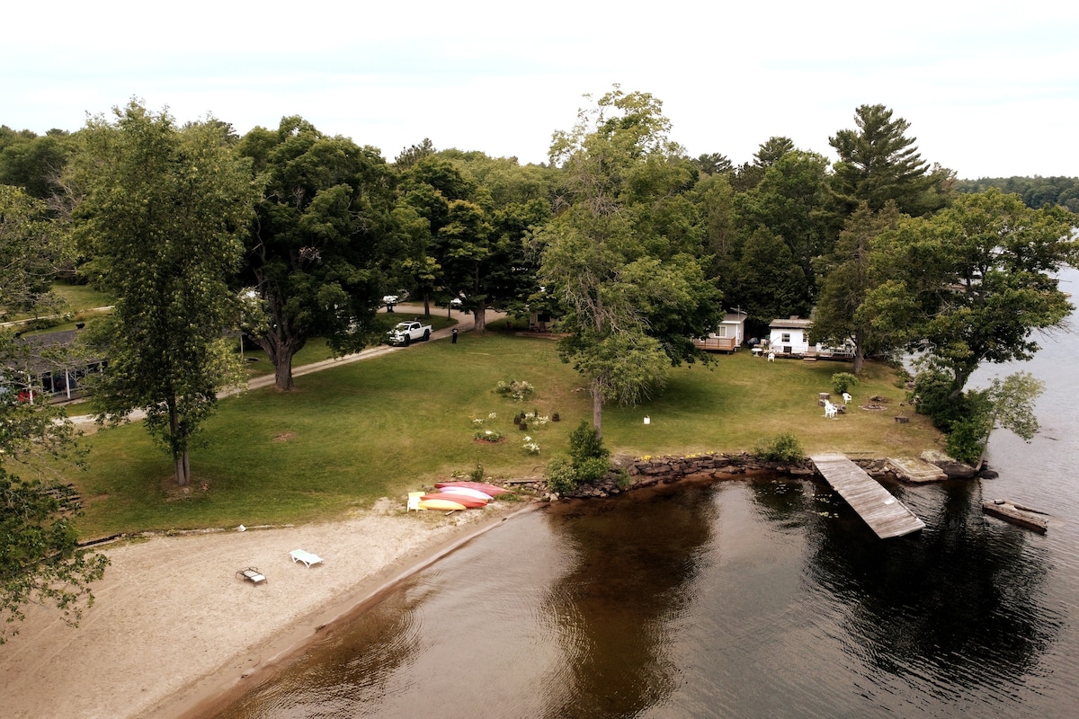 Three Cabins on Sparrow Lake