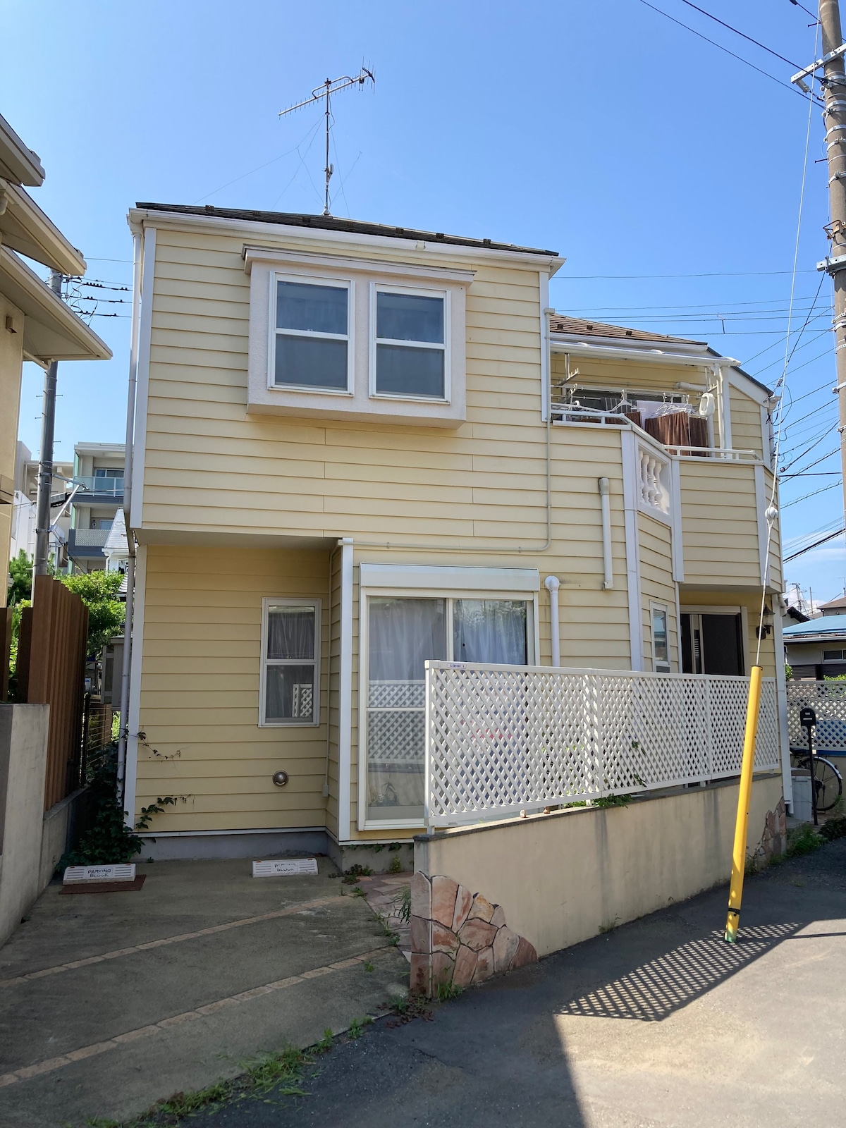 Detached house with on-site parking.