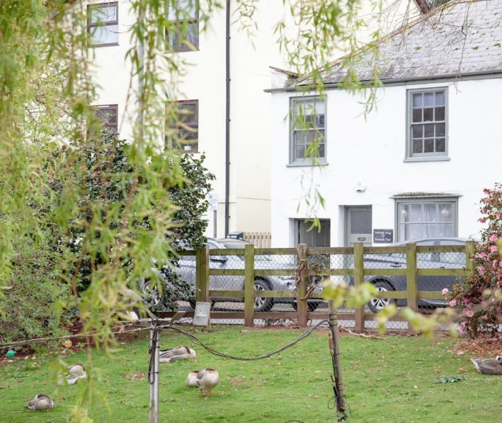 Waterside cottage in central Dawlish.