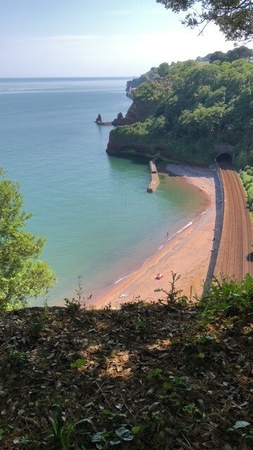 Waterside cottage in central Dawlish.