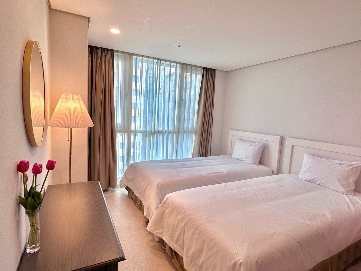 [Hyoi Stay Centum Hotel] # 66豪华双床房（更新） # BEXCO前面#游艇折扣
