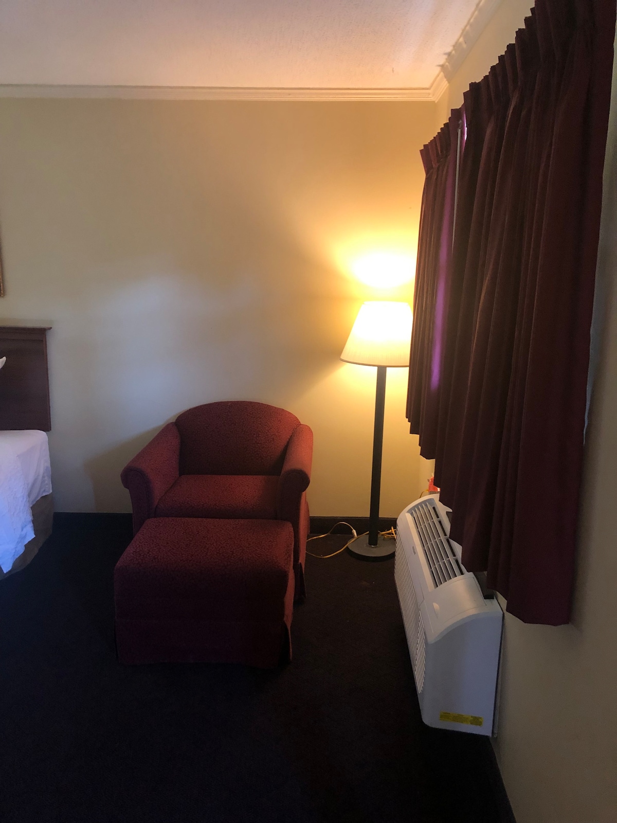 2 bed 1 bath extended stay motel room