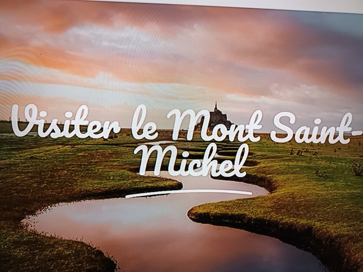 Le Mont St Michel et sa petite caravane de Sophie