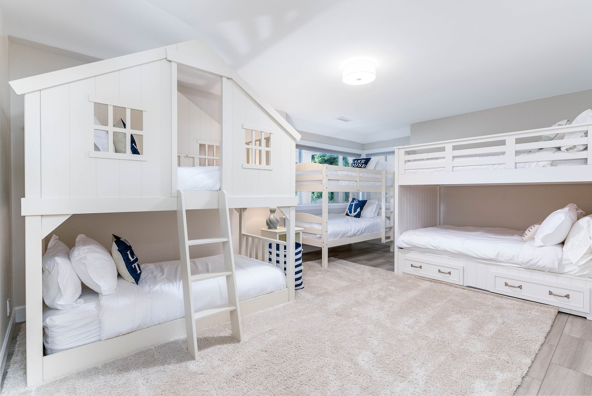 3 Bdrm-2 Bath | Waterfront | Baby Gear | Bunkroom