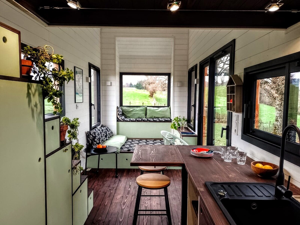 Tiny house, campagne et nature - tourisme durable