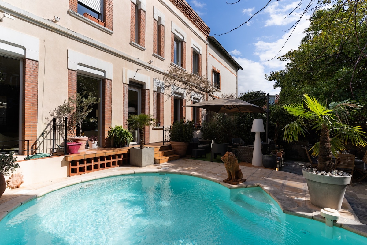 Villa Marengo, maison familiale avec clim, piscine
