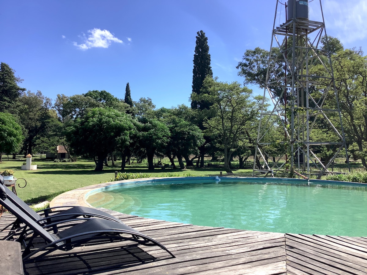 2 habitaciones en Estancia La Tomasa con desayuno