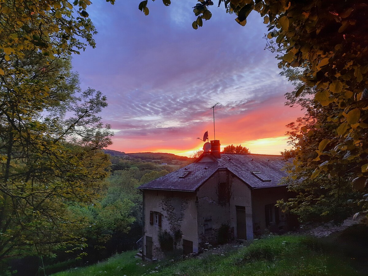 Chambre d’Hôtes Les Melogottes - de groene kamer