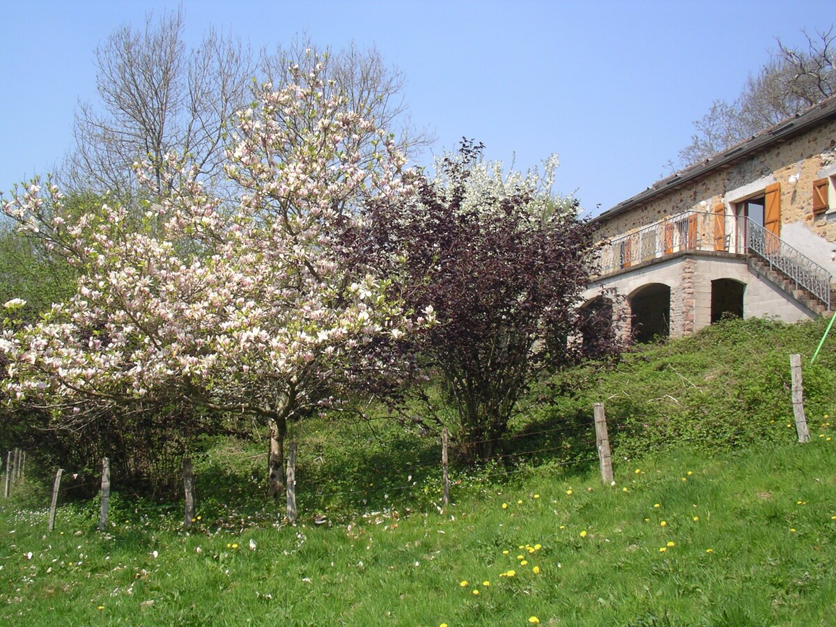 Chambre d’Hôtes Les Melogottes - de groene kamer