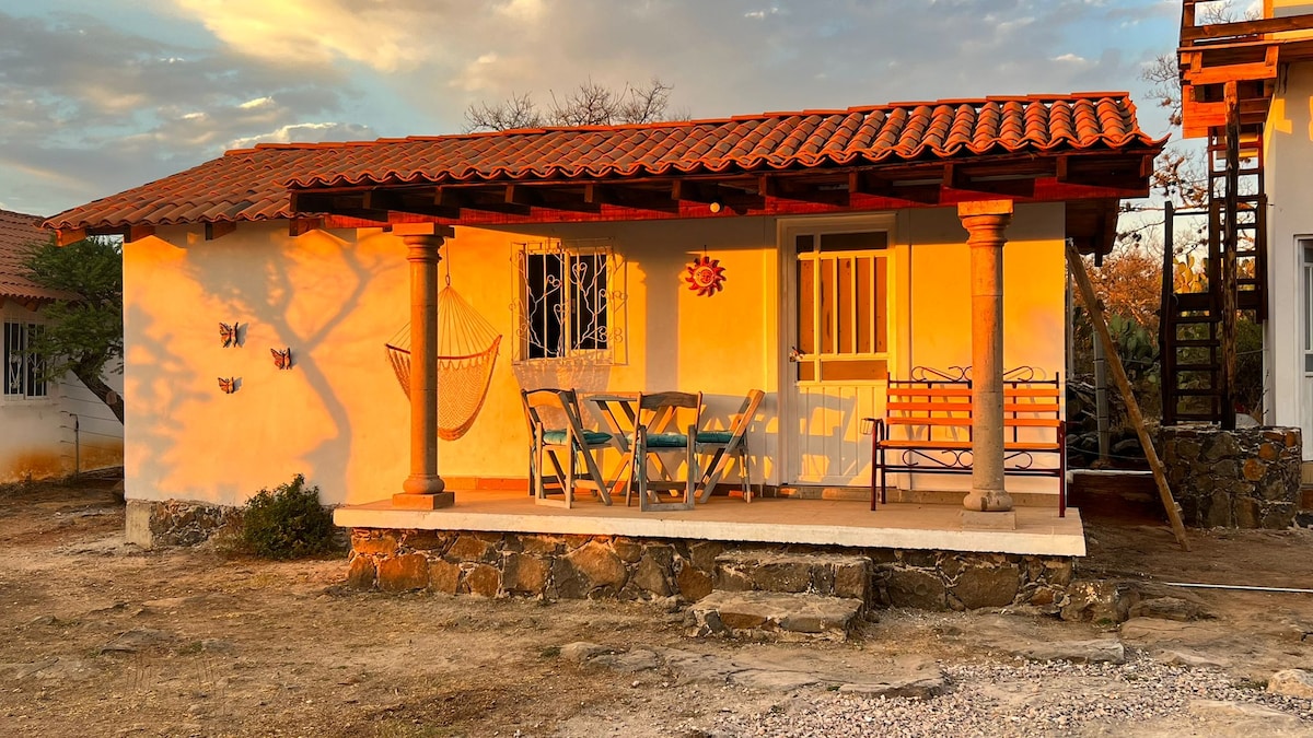 Cabaña en medio de la naturaleza