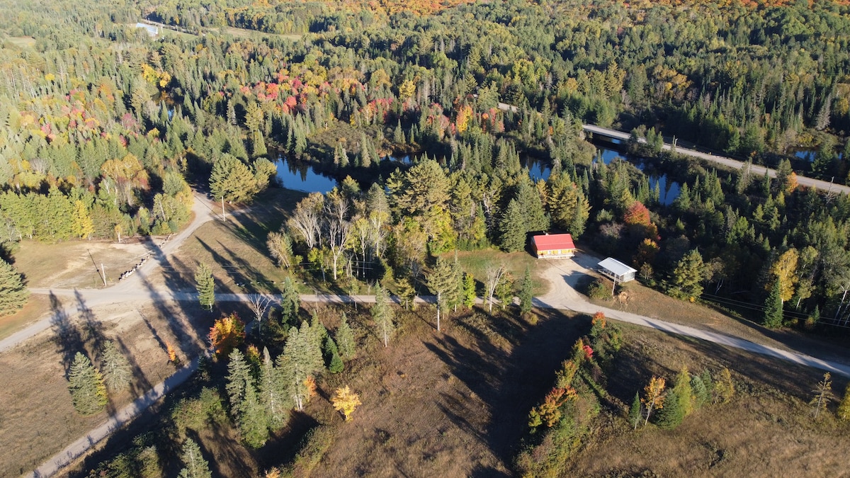 Sunrise Cottages in a natural campground