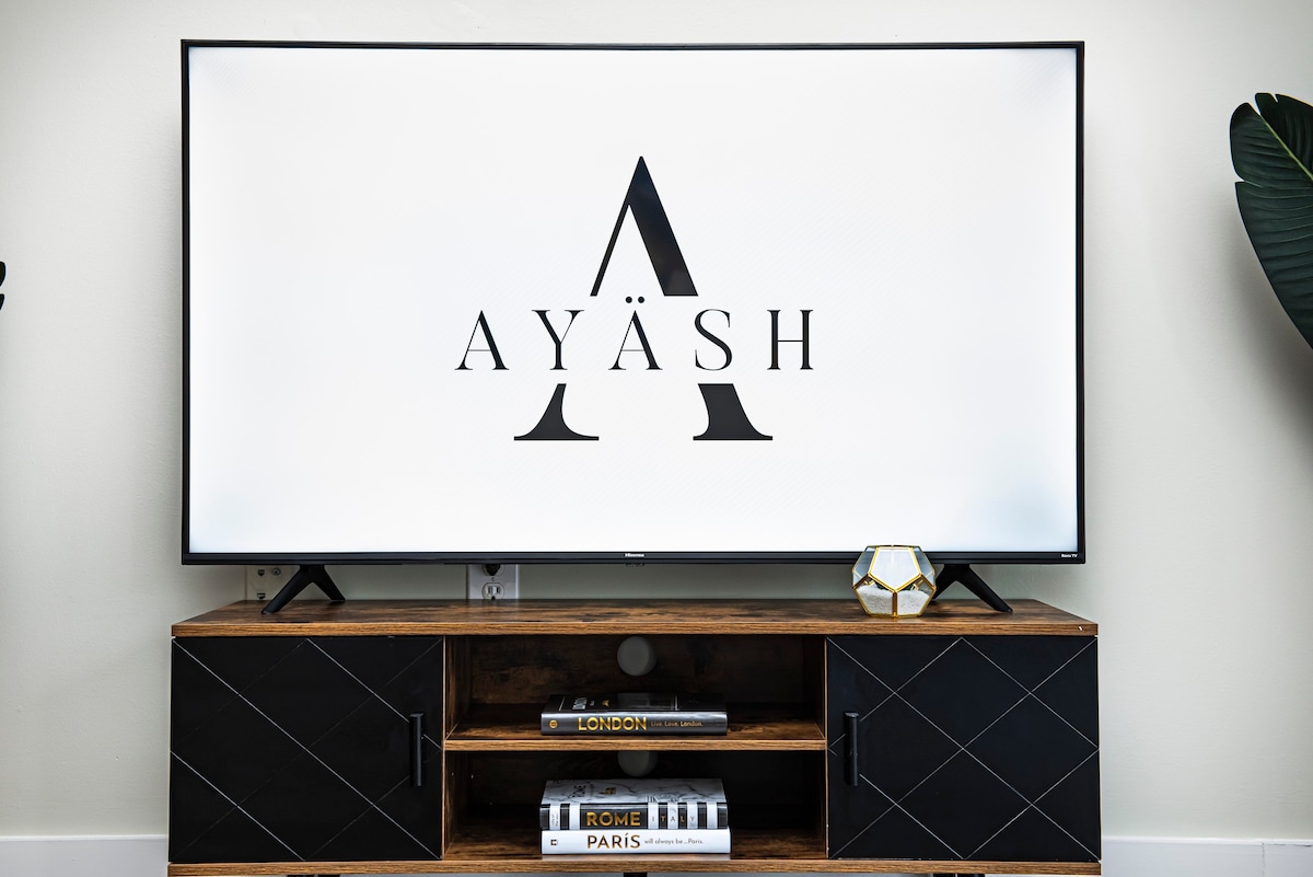 Ayash | King Bed Condo In Carmel/Broad-Ripple
