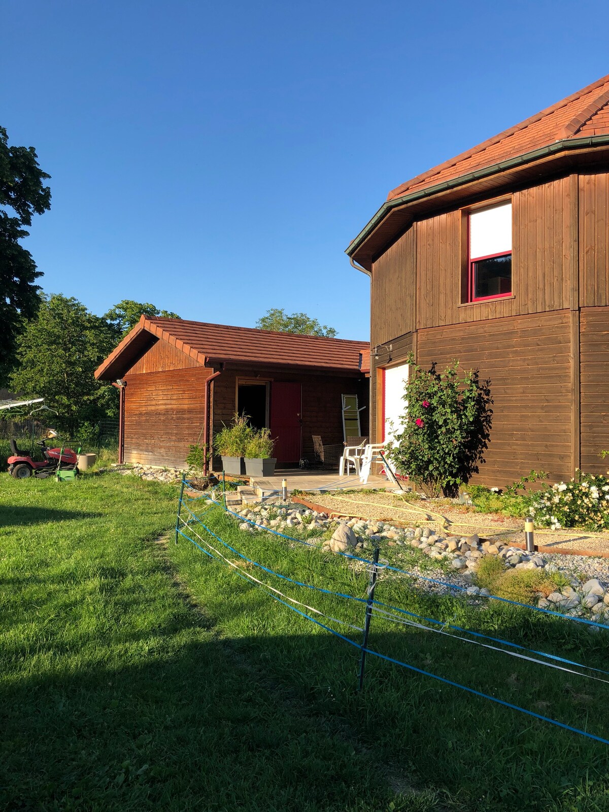 Maison atypique ronde en bois