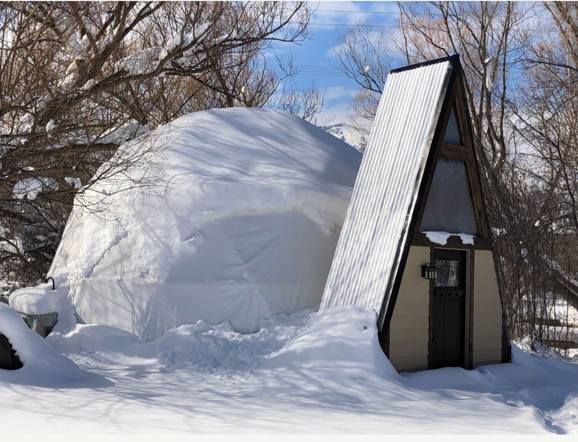 Dome On The Water Off Grid A-Frame W/Swimming Hole