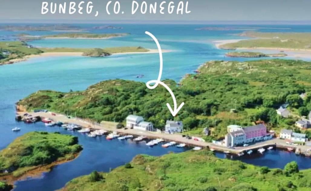 The Old Boathouse at Bunbeg Harbour