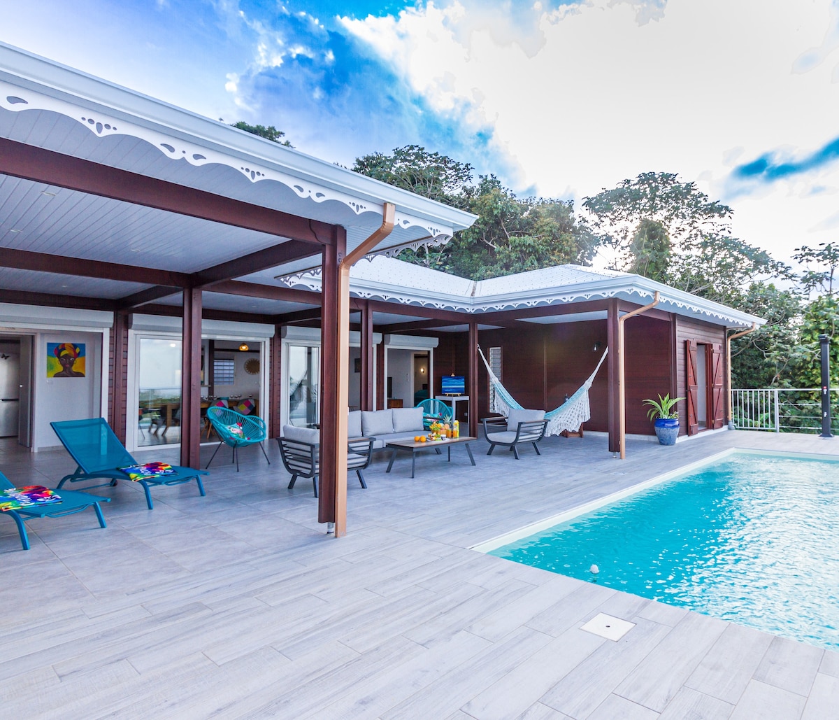 Villa piscine privée à 5 min de la plage - Vue mer