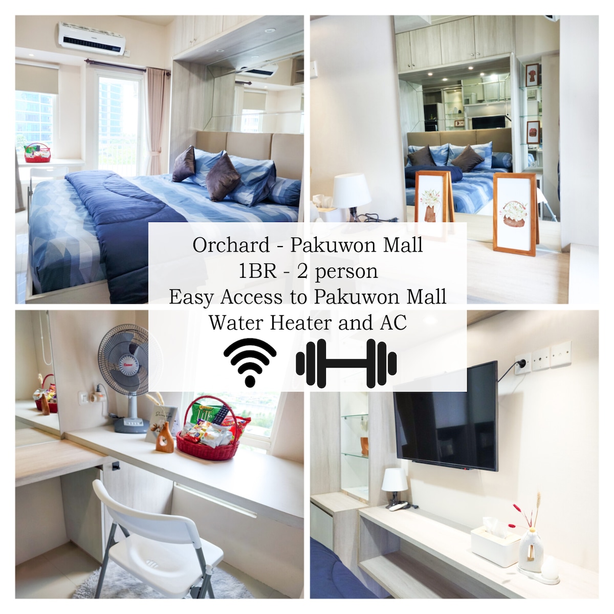 11 Pakuwon Mall Orchard Apart-1BR 2px NO Parking