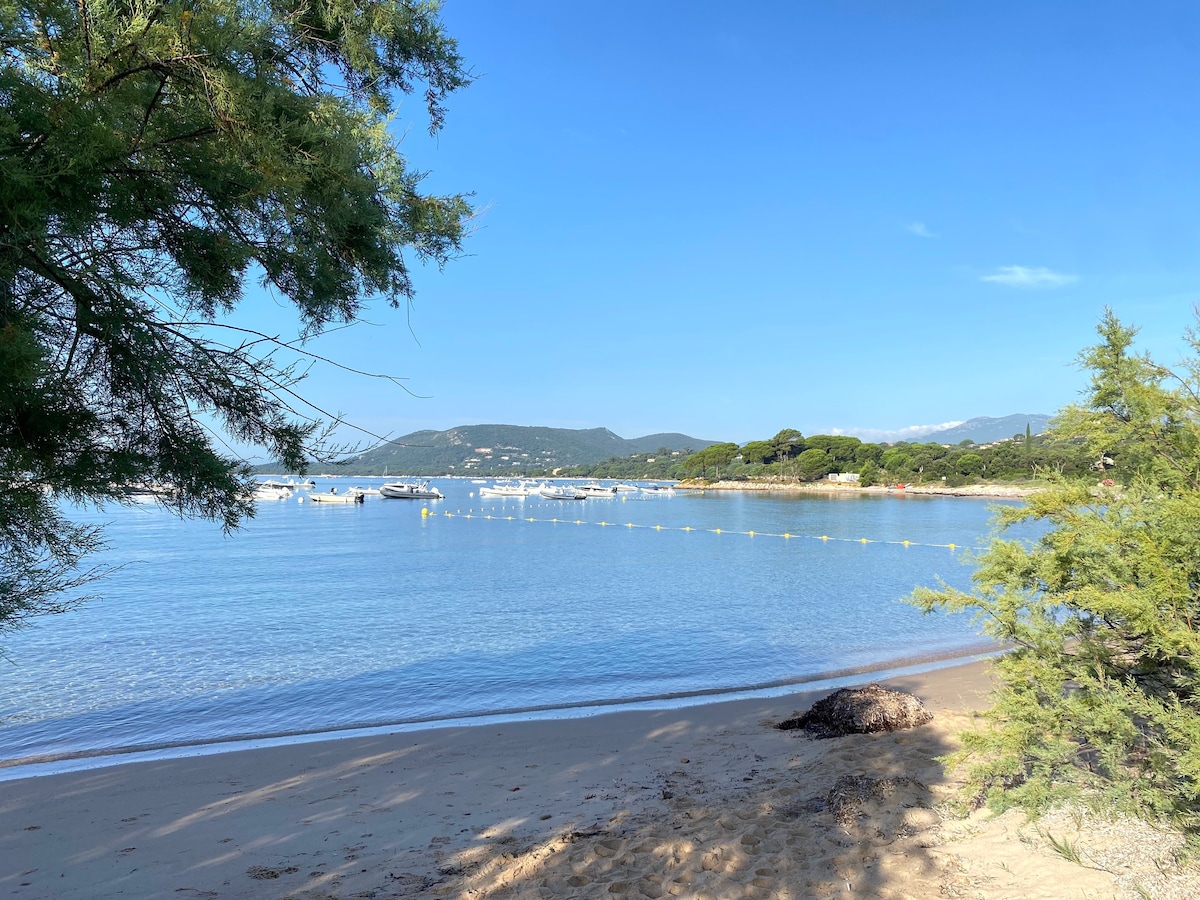 温馨的房子，可欣赏海景和泳池通道