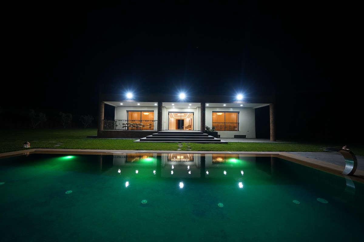 Villa écologique avec piscine