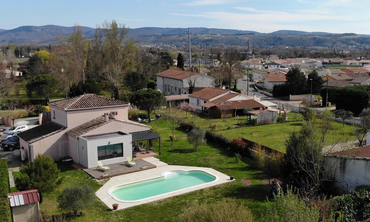 maison avec piscine