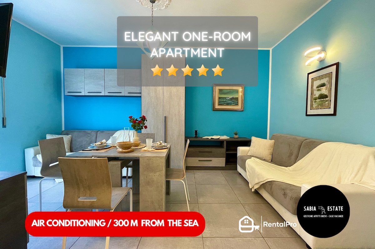 [300 metri dal Mare] Elegant studio with A/C