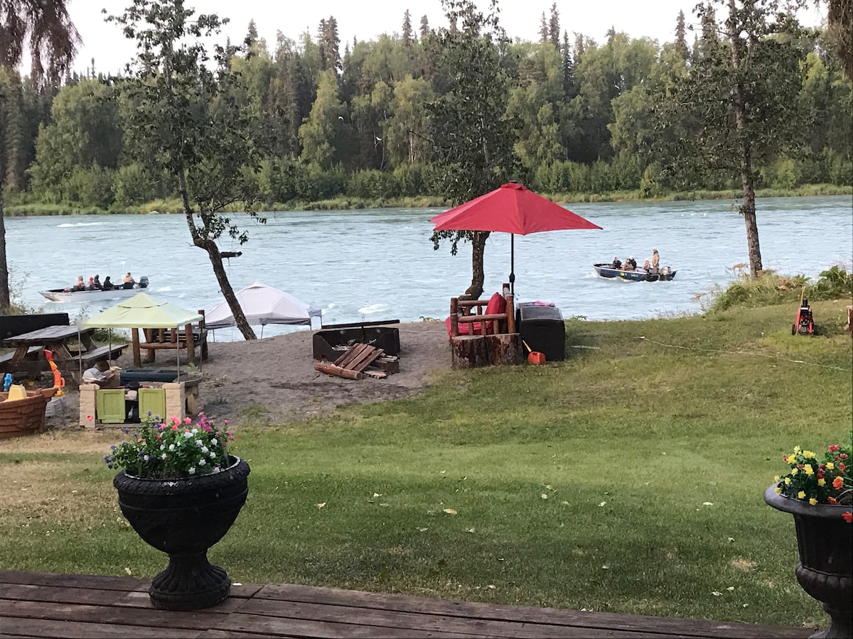 Kenai River-front Guesthouse.