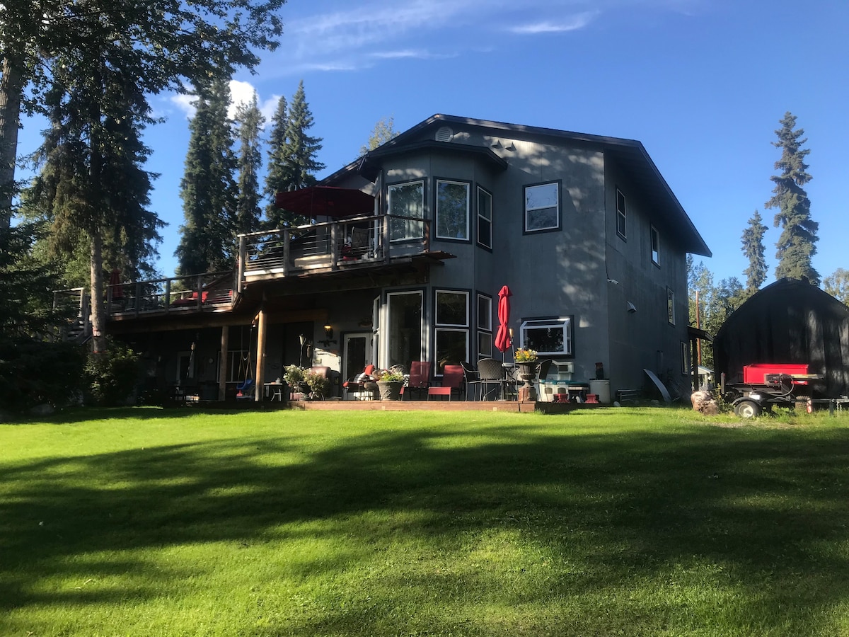 Kenai River-front Guesthouse.