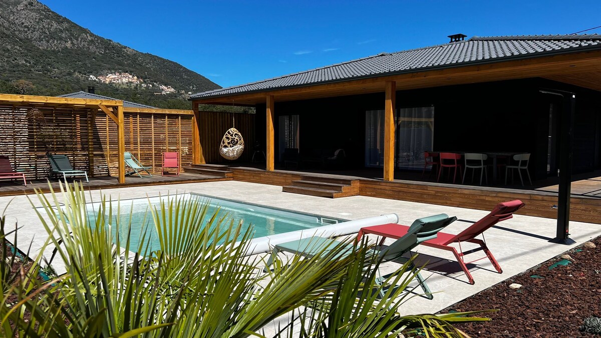 Villa Cinto piscine privée, classée 5 étoiles