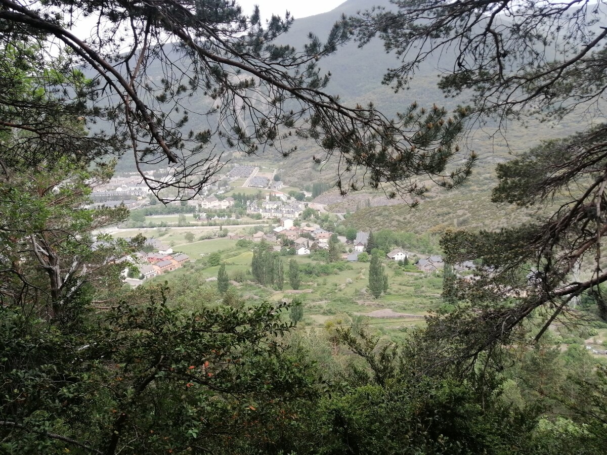 Villanúa,  pirineo aragonés