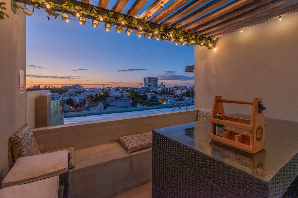 Penthouse Con Terraza en Zona Dorada