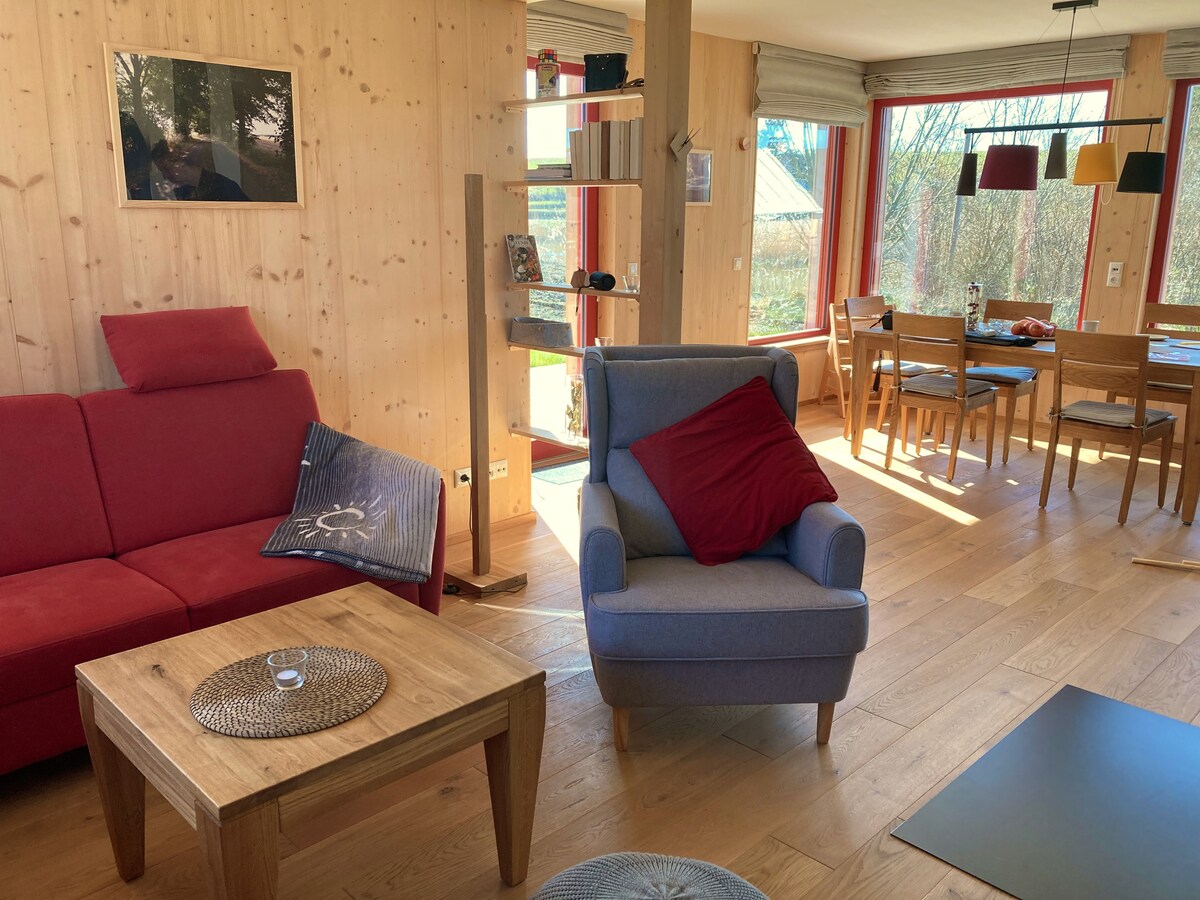 Ferienhaus Leben.PUR Bio-Ferienhaus aus Holz