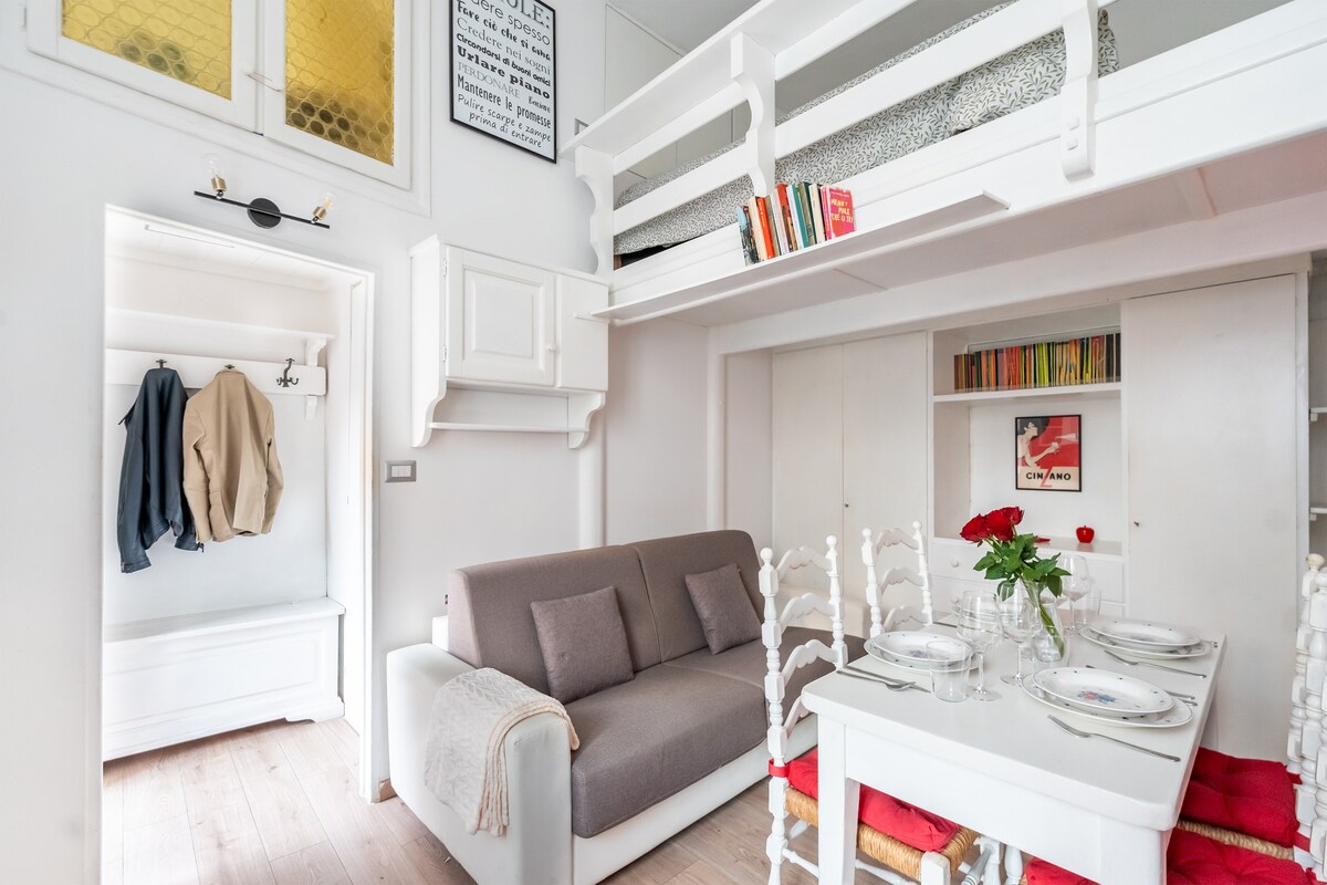 [Metro 4 minutes away]Loft made in Italy free WiFi