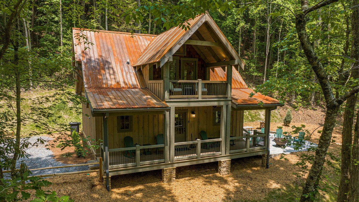 Cider Mill House overlooking private stream