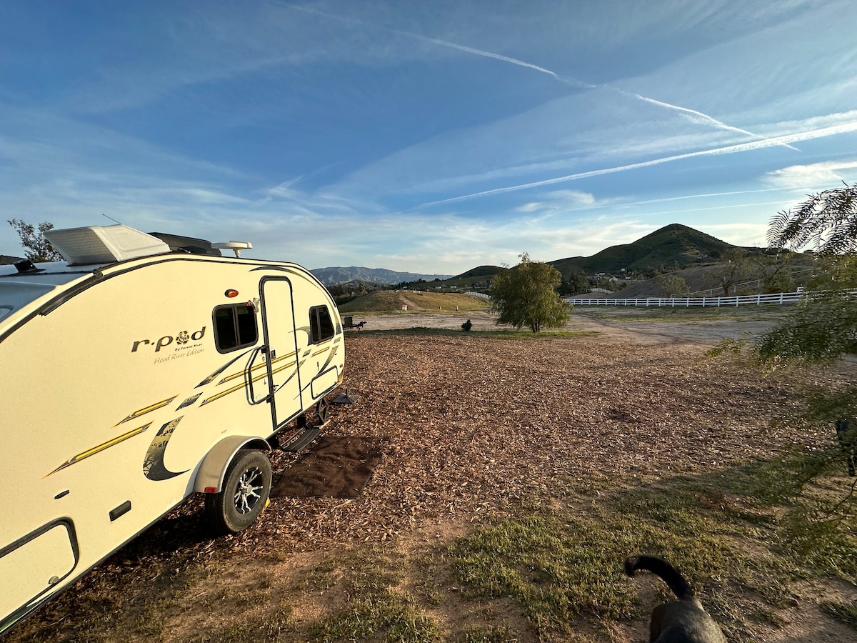 Trailer at Beautiful Ranch on PCT