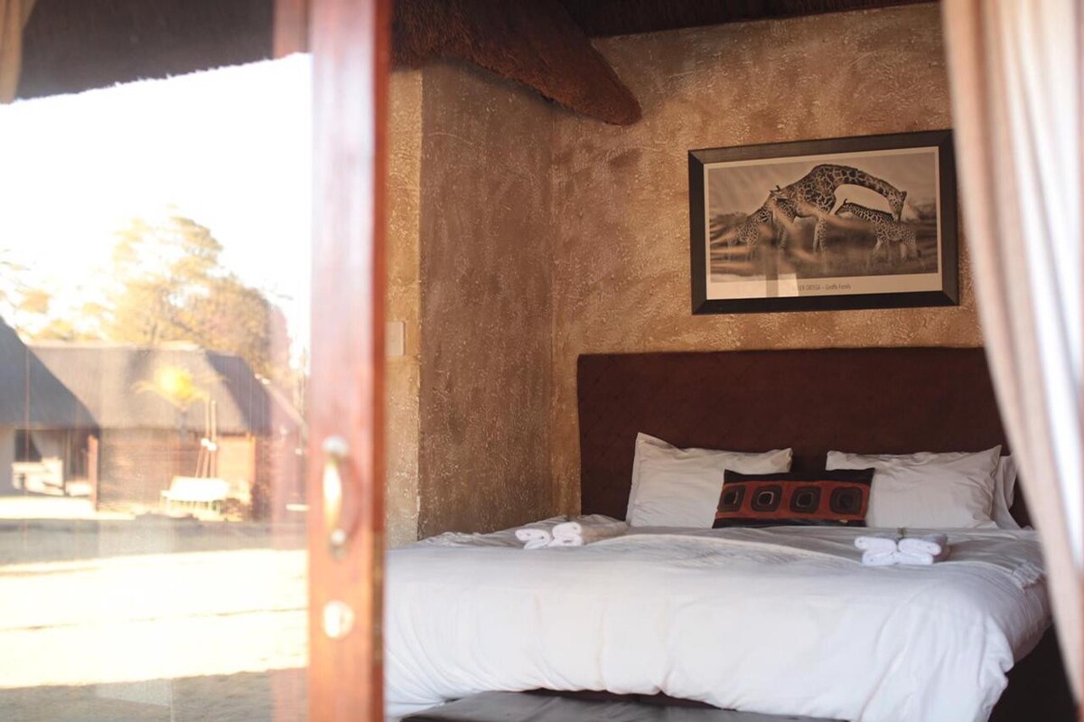 Private chalet in the bushveld.