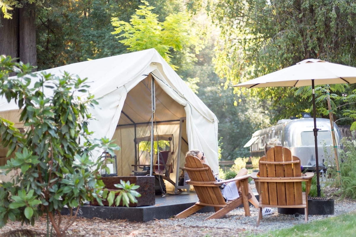豪华帐篷和自动营地度假村